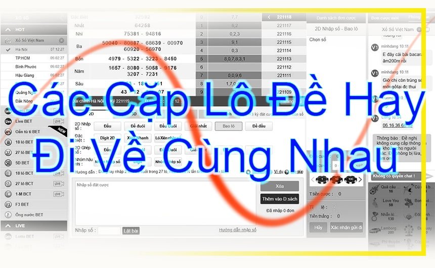 Soi cầu bạc nhớ những con lô thường đi