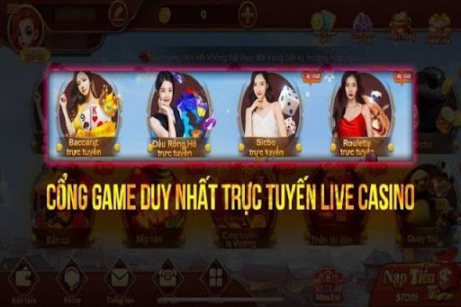 Thông tin các game bài casino tại nhà cái cf68