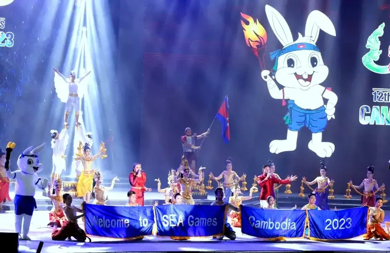 Lễ khai mạc sea game 32 được tổ chức tại Campuchia