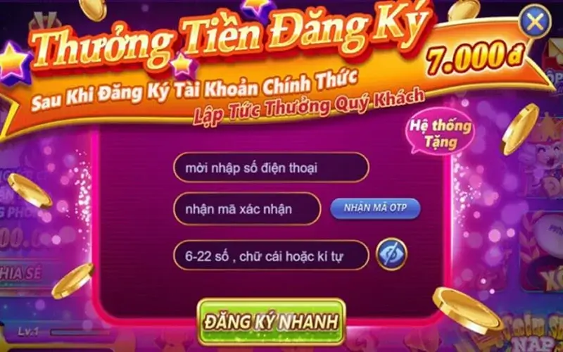 Đăng ký tài khoản và nạp đầu tại V99 sẽ nhận quà tặng trải nghiệm hấp dẫn